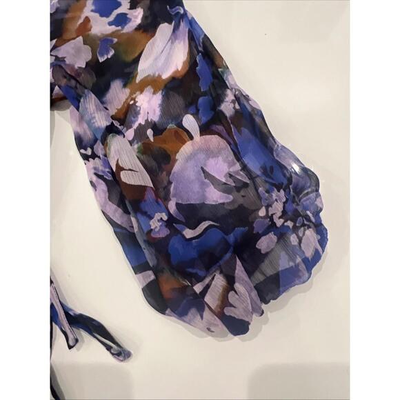 $267 Derek Lam 10 Crosby Women's V-Neck Floral Maxi Dress Size 6 - Picture 10 of 15